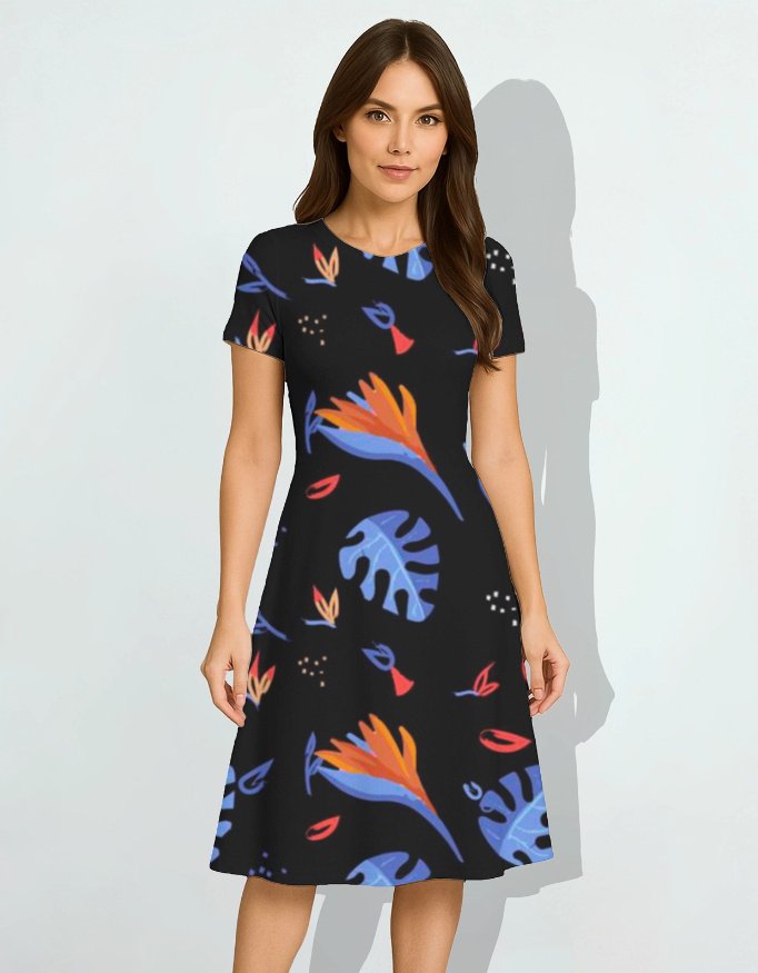 AOP A line Dress
